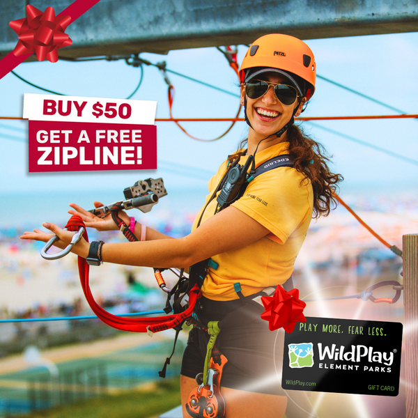 $50 Gift Card + BONUS Zipline*