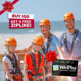 $50 Gift Card + BONUS Zipline*